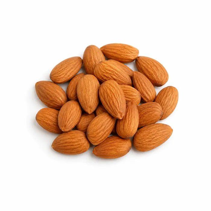 Grupo de almendras enteras.
